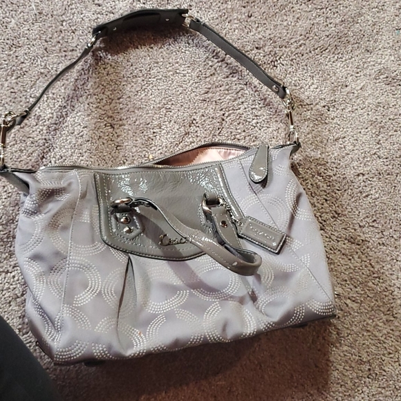Gray Coach signature bag - Picture 4 of 5